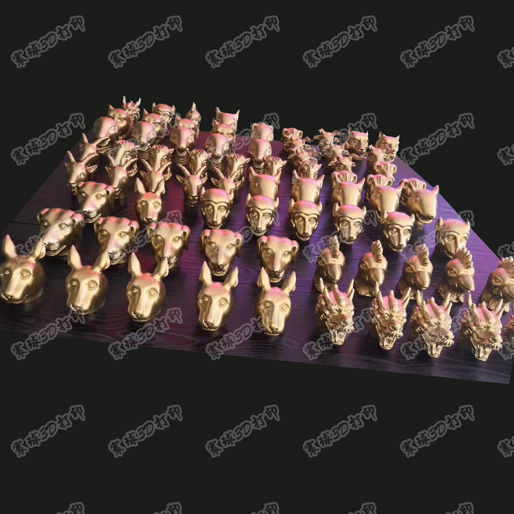 楼盘上色3D打印模型