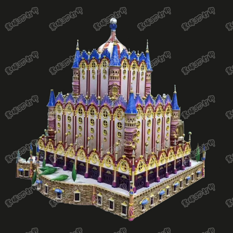 3D打印手板上色模型
